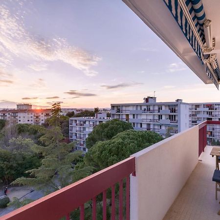 Appartement 2 Chambres, Dernier Etage, Parking Gratuit Dans Residence, Balcon & Coucher De Soleil Μονπελιέ Εξωτερικό φωτογραφία